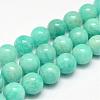 Natural Amazonite Bead Strands G-P204-02-12mm-1