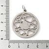 Non-Tarnish 304 Stainless Steel Pendants STAS-C086-05F-P-3