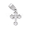 304 Stainless Steel Pendants STAS-YW0002-18-1