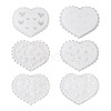 6Pcs 6 Styles DIY Flower & Animal & Heart Shape Nail Art Ornament Silicone Molds DIY-TA0004-22-11