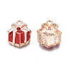Christmas Alloy Enamel Pendants ENAM-Q442-57-3