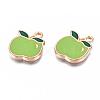 Alloy Enamel Charms X-ENAM-S115-020-4