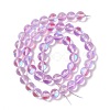 Synthetic Moonstone Beads Strands G-E573-02B-20-3