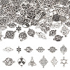 72Pcs 12 Styles Tibetan Style Alloy Connector Charms TIBE-TA0001-29-1
