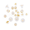 24Pcs 4 Styles Brass Ear Nuts FIND-TA0006-59-2