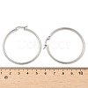 Tarnish Resistant 304 Stainless Steel Big Hoop Earrings X-EJEW-F105-06P-4
