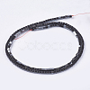 Electroplate Non-magnetic Synthetic Hematite Beads Strands G-J170A-2x2mm-03-2