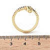 Brass Micro Pave Cubic Zirconia Cuff Rings X-RJEW-S044-049-4