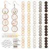 DIY Blank Dome Earring Making Kit DIY-PH0017-28-1