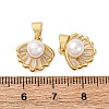 Brass Enamel Charms KK-D390-10G-3