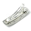 Alloy Hair Barrettes OHAR-C010-05G-AS-2