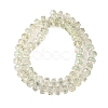 Transparent Electroplate Glass Beads Strands EGLA-P062-01A-HR04-2