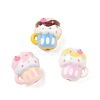 Baking Paint Alloy Beads AL-CBABBA2-02B-1