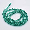 Faceted Bicone Glass Beads Strands EGLA-P017-3mm-09-2