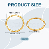 250pcs Tibetan Style Alloy Linking Rings FIND-PH0025-01AG-2