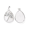 Natural Quartz Crystal Pendants G-G900-01P-16-2