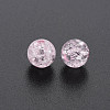 Transparent Crackle Acrylic Beads MACR-S373-66-N02-3