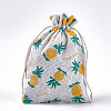 Polycotton(Polyester Cotton) Packing Pouches Drawstring Bags ABAG-T007-02J-2