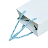 White Paper Gift Tote Bags with Handles ABAG-K004-02-2
