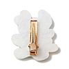 Ocean Theme Coral Acrylic Alligator Hair Clips OHAR-A009-01A-2