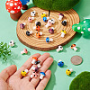 28Pcs 7 Colors Handmade Porcelain Beads PORC-TA0001-23-6