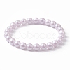 POM Plastic Imitation Pearl Round Beaded Stretch Bracelets BJEW-JB09517-2