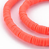 Handmade Polymer Clay Bead Strands CLAY-T002-6mm-44-3