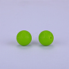 Round Silicone Focal Beads SI-JX0046A-133-2