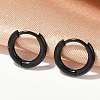 202 Stainless Steel Huggie Hoop Earrings EJEW-F111A-11mm-EB-2
