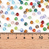 Transparent Colours Rainbow Glass Seed Beads SEED-N007-08-4