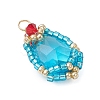 Glass Pendants PALLOY-MZ00961-03-3