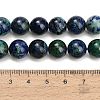 Natural Azurite Beads Strands G-G475-A04-10mm-5