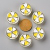 Transparent Enamel Acrylic Beads TACR-S155-005G-3