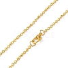 Sublimation Blank Aluminum Pendant Necklace NJEW-E020-03G-03-5