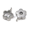 304 Stainless Steel Micro Pave Cubic Zirconia Charms STAS-K302-01A-P-2