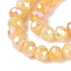 Electroplate Crackle Imitation Jade Glass Beads Strands LS-EGLA-Q131-02C-07-3