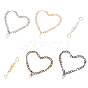 2 Styles ABS Plastic Imitation Pearl Beads & Iron Curb Link Bag Chain Straps FIND-CA0002-65-1