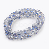 Electroplate Glass Beads Strands X-GLAA-K027-HR-B04-2