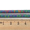 Electroplated Synthetic Non-magnetic Hematite Beads Strands G-K361-A06-02-4