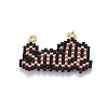 MIYUKI & TOHO Handmade Japanese Seed Beads Pendants SEED-A029-HE09-2