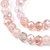 Electroplate Glass Beads Strands EGLA-T020-12G-2