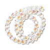 Transparent Glass Beads Strand GLAA-F112-02I-3