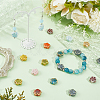 60Pcs 10 Colors Handmade Porcelain Beads for Necklaces Bracelets Making PORC-SC0001-24-4