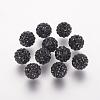 Polymer Clay Rhinestone Beads RB-K050-8mm-C02-1