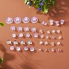 1000Pcs 10 Styles Rubber & Silicone & Plastic Ear Nuts KY-TA0001-21-6