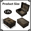 Vintage Wood Jewelry Treasure Chest CON-WH20002-17-2