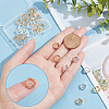32Pcs 4 Style Brass Bead Frame KK-NB0003-46-3