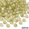 Glass Imitation Jade Beads GLAA-YWC0007-01A-01-1