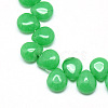 Natural White Jade Pendant Beads Strands G-T005-11-1