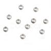 Non-Tarnish 304 Stainless Steel Crimp Beads X-STAS-R065-31-2